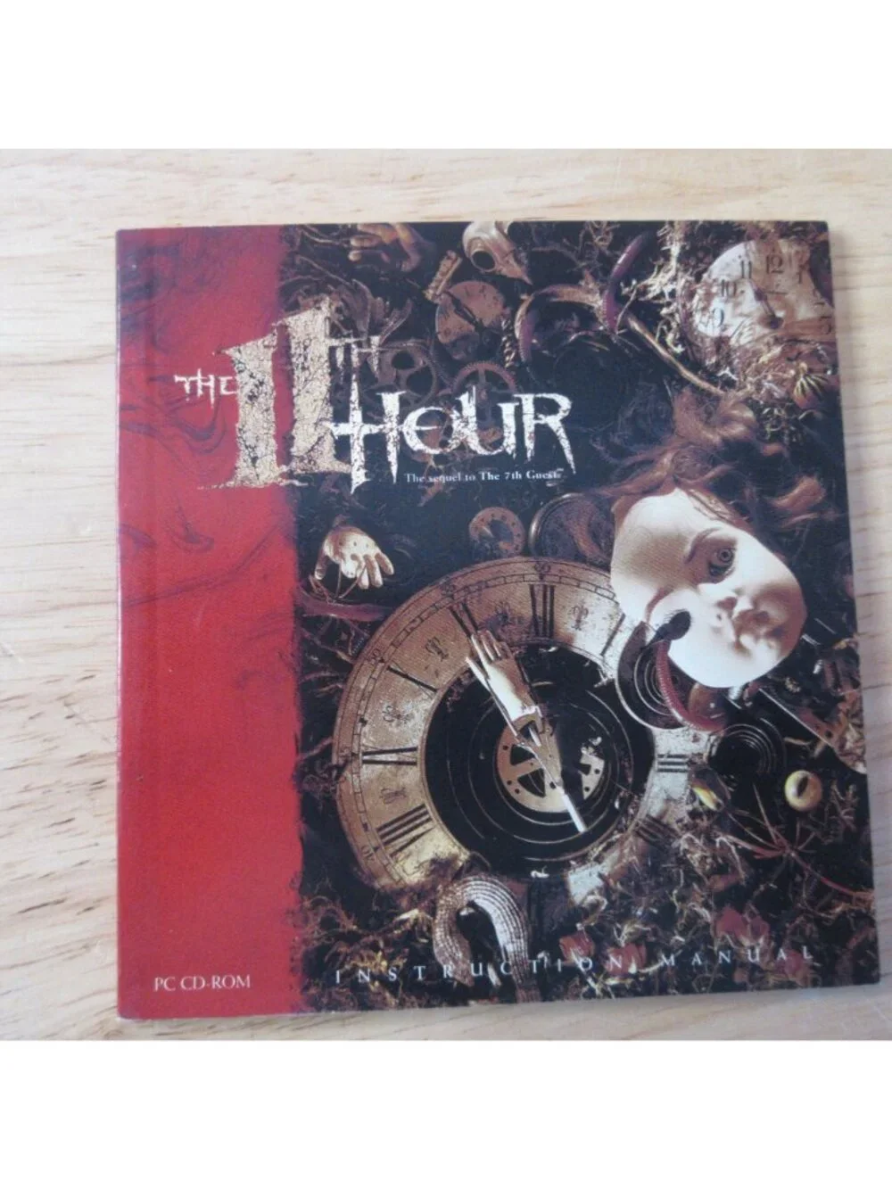 Vintage 1995 The 11th Hour the Sequel to the 7th Guest PC CD ROM BIG BOX Game